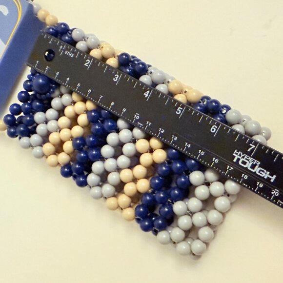 PrimeConnect Beaded Crossbody Pouch Smartphones Blue Gray Boho Y2K Phone Fashion - Picture 10 of 16